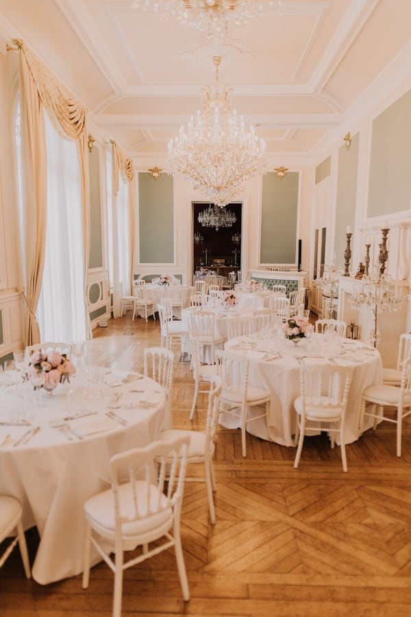 Décoration de mariage château