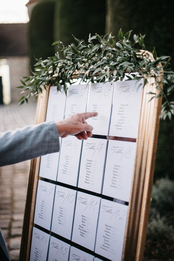 Décoratrice de mariage, plan de table