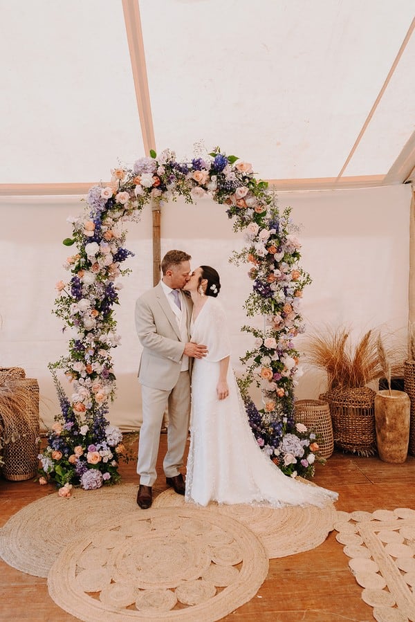 Wedding ceremony arch