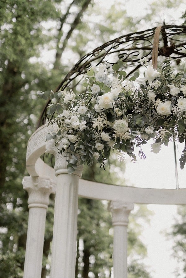Floral arch for a ceremony